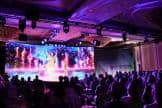 Performer on stage during the opening ceremony at IAAPA Honors 2024 in Las Vegas