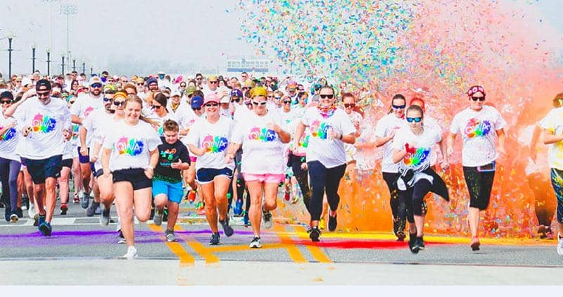 Rainbow Run at OWA Park and Resort