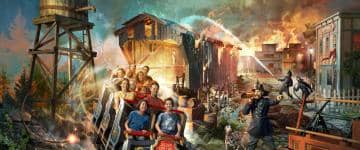 Silver Dollar City's Fire in the Hole rendering