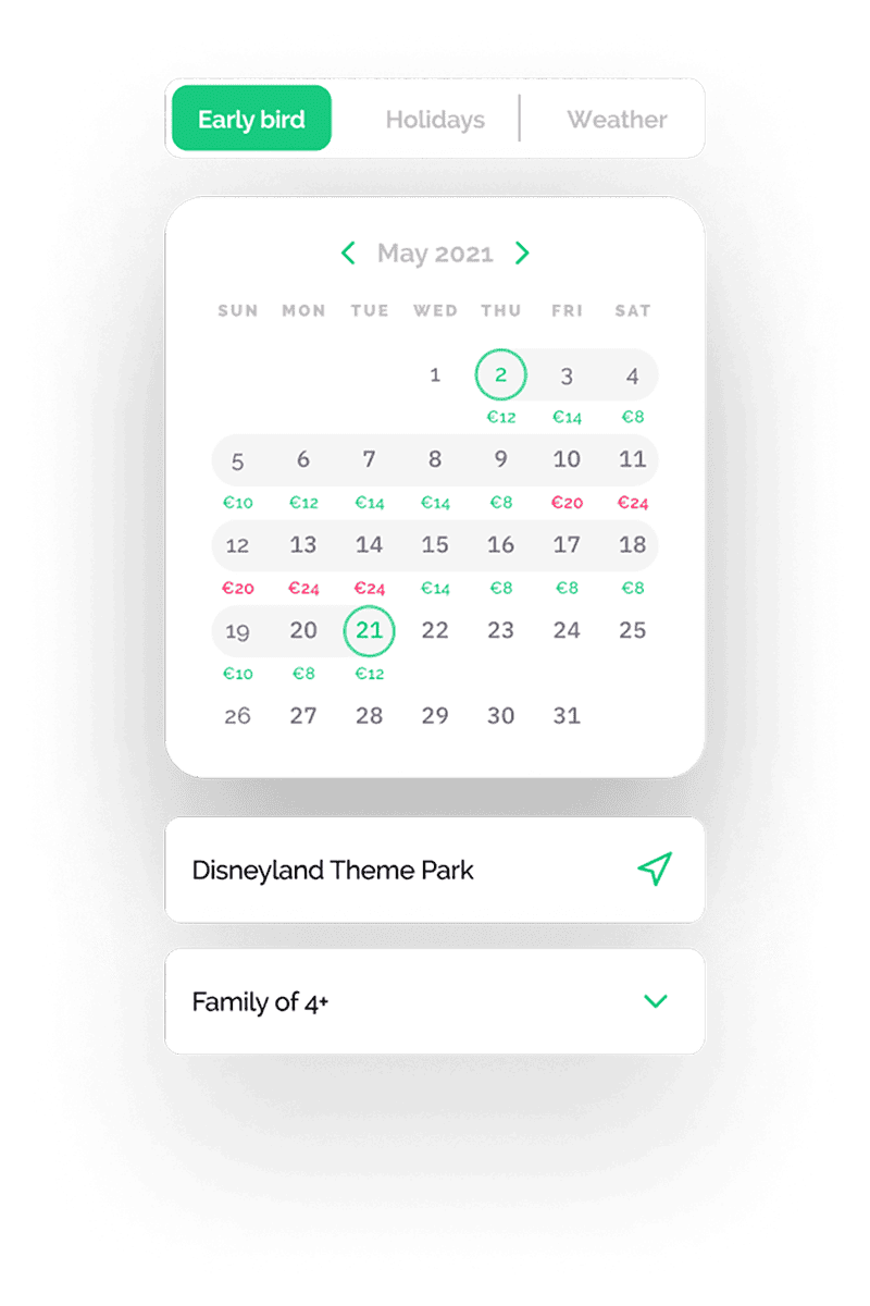 Dynamic Pricing Calendar 