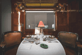 Dining table from Dining - Credit: Once Upon a Time on the Orient Express