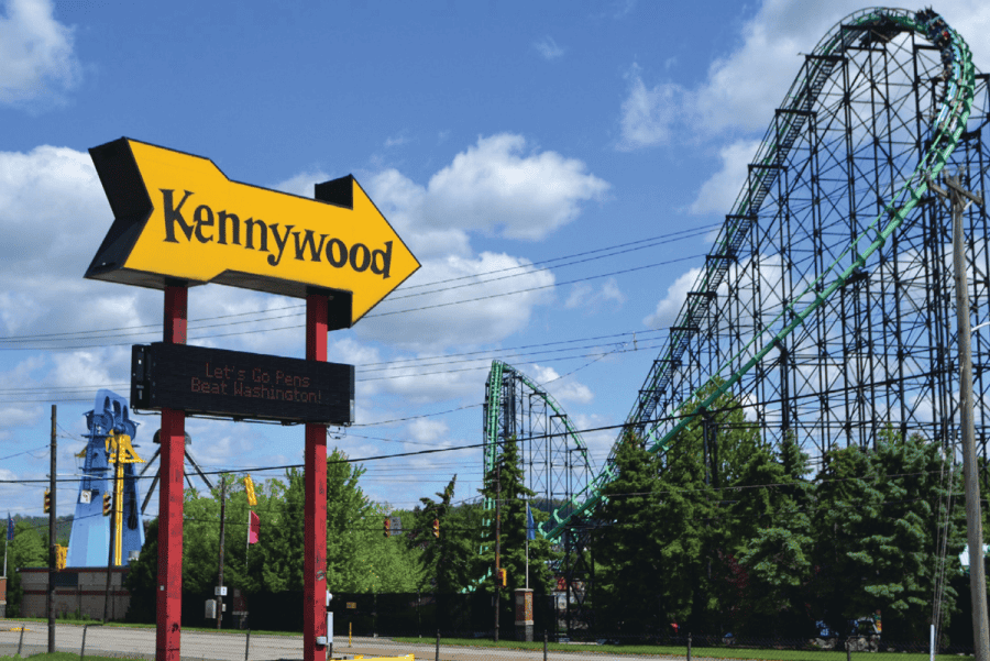 Kennywood main entrance provided by Kennywood