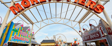 Morey's Piers & Beachfront Entrance  - Credit Kip Dawkins, Morey's Piers