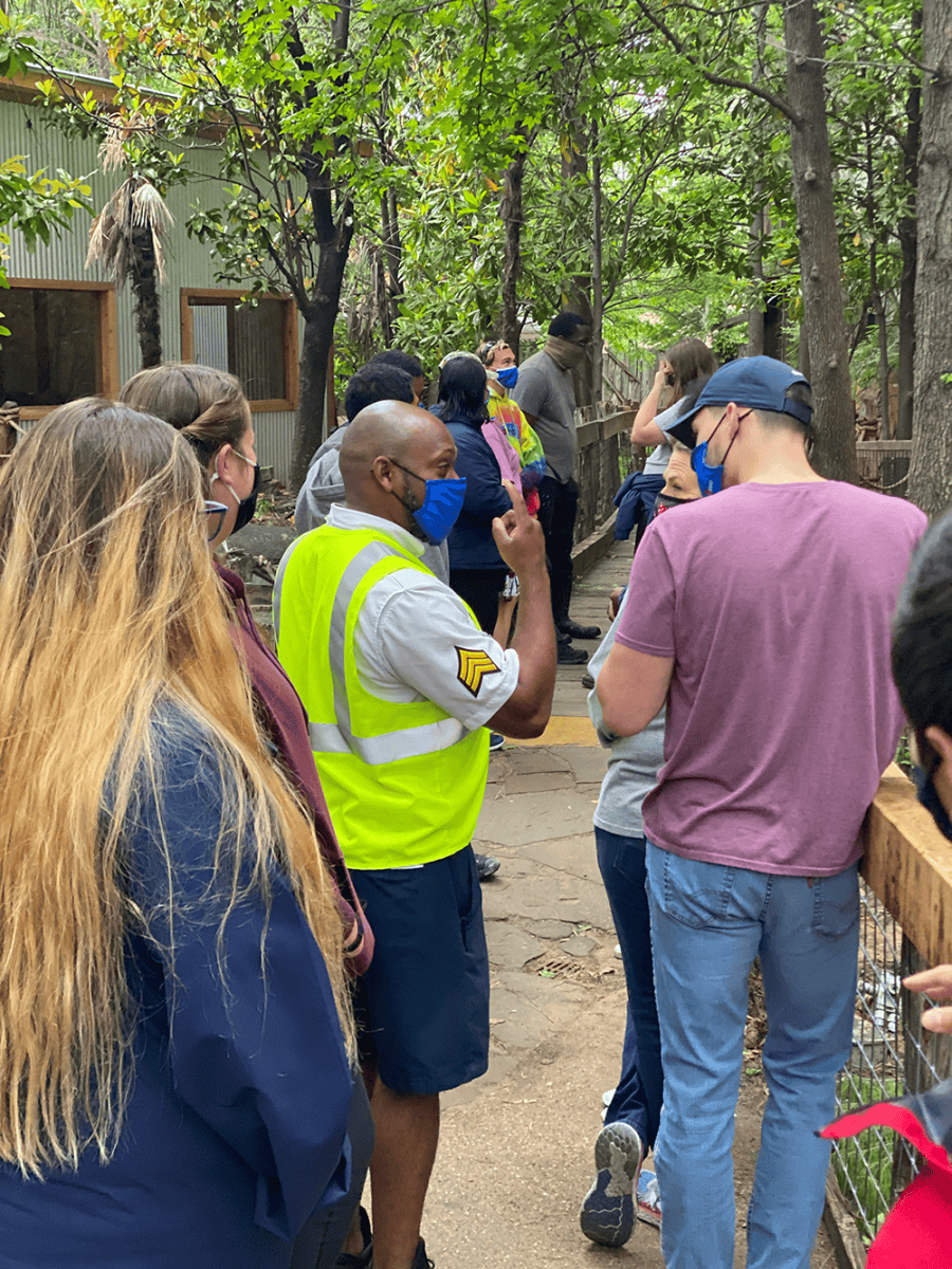 Six Flags Line Officer 