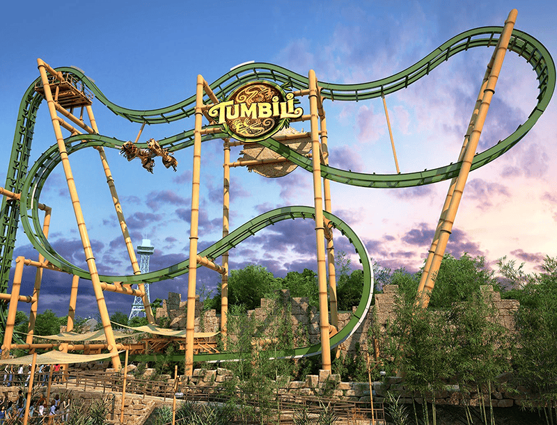 Tumbili coaster at Cedar Fair 