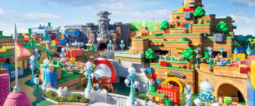 Super Nintendo World Arial View - Credit: Universal Studios Japan